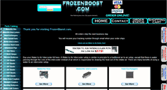 Desktop Screenshot of frozenboost.com